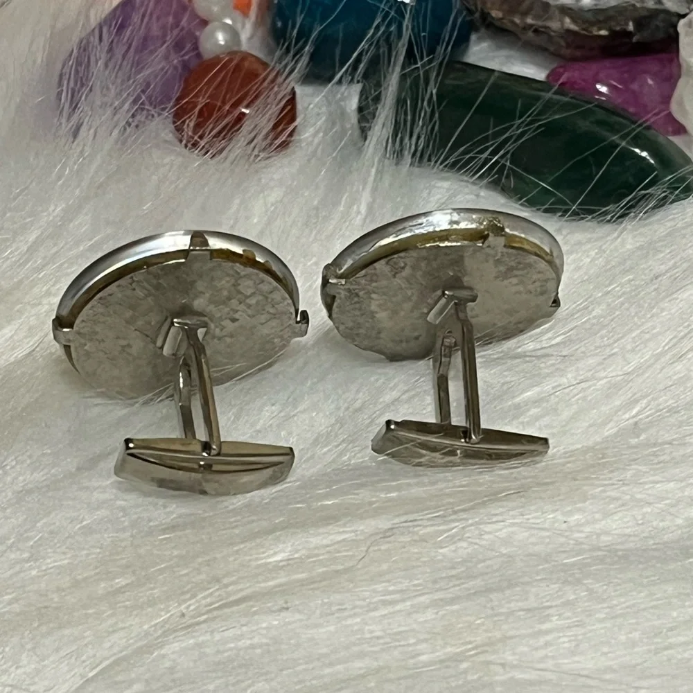Vintage Holographic Cufflinks